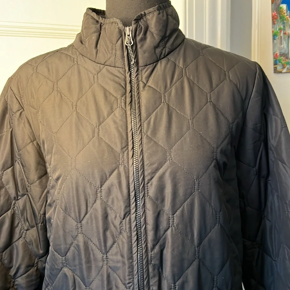EDDIE‎ BAUER LIGHTWEIGHT BLACK QUILTED JACKET